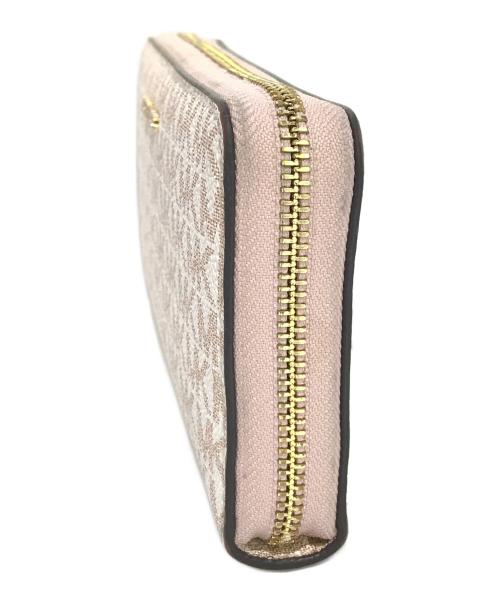 MICHAEL KORS（マイケル・コース）MICHAEL KORS (マイケル・コース) ラウンドファスナー財布　35F2GTVE7V ピンクの古着・服飾アイテム