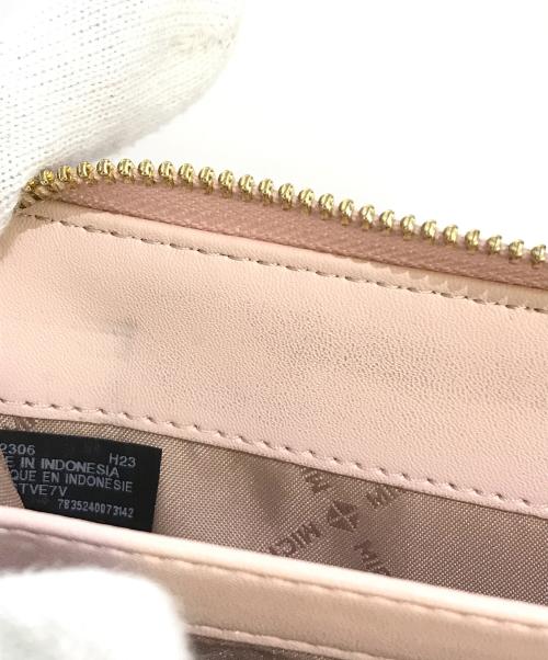 MICHAEL KORS（マイケル・コース）MICHAEL KORS (マイケル・コース) ラウンドファスナー財布　35F2GTVE7V ピンクの古着・服飾アイテム