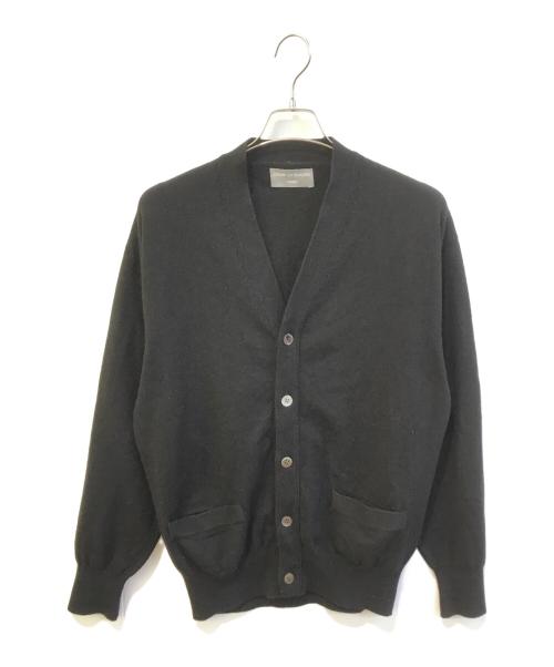 COMME des GARCONS HOMME（コムデギャルソン オム）COMME des GARCONS HOMME (コムデギャルソン オム) ナイロン混ウールカーディガン　HN-040200 ブラック サイズ:表記無しの古着・服飾アイテム