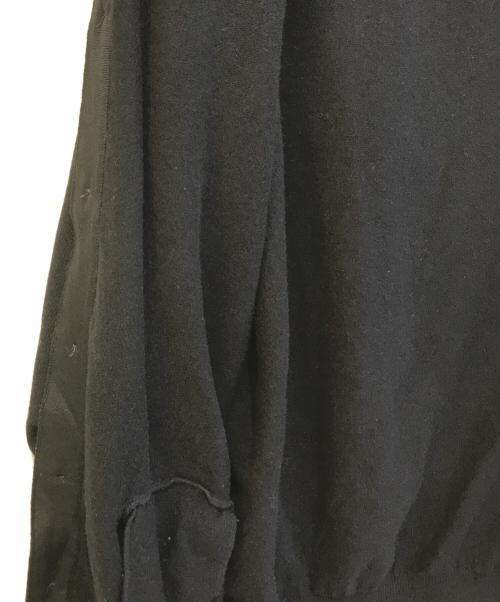 COMME des GARCONS HOMME（コムデギャルソン オム）COMME des GARCONS HOMME (コムデギャルソン オム) ナイロン混ウールカーディガン　HN-040200 ブラック サイズ:表記無しの古着・服飾アイテム