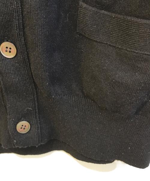 COMME des GARCONS HOMME（コムデギャルソン オム）COMME des GARCONS HOMME (コムデギャルソン オム) ナイロン混ウールカーディガン　HN-040200 ブラック サイズ:表記無しの古着・服飾アイテム