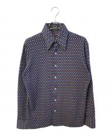 h.i.s（エイチアイエス）の古着「総柄シャツ」｜ネイビー