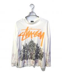 stussy（ステューシー）の古着「Beach mob pig dyed Tee」｜ホワイト