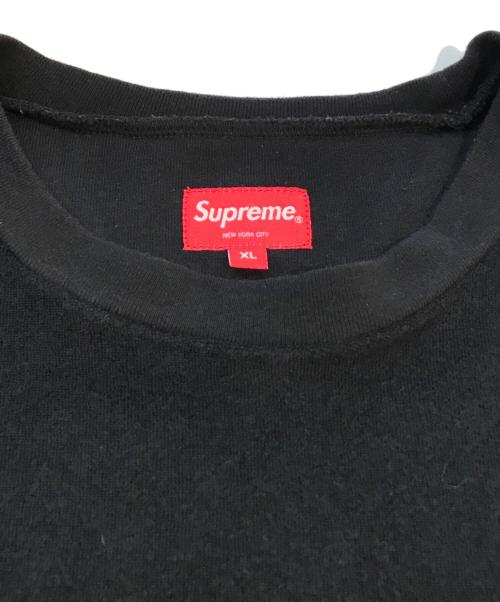 SUPREME（シュプリーム）Supreme (シュプリーム) Terry Cloth Tee ブラック サイズ:XLの古着・服飾アイテム
