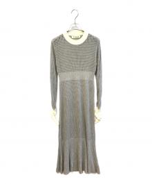 pinue（ピヌエ）の古着「ニットワンピース」｜グレー