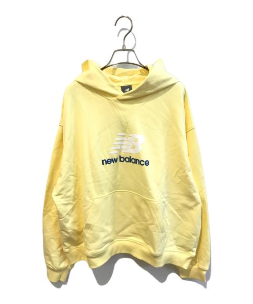 NEW BALANCE（ニューバランス）NEW BALANCE (ニューバランス) Athletics フレンチテリーロゴフーディ WT51501 イエロー サイズ:L 未使用品の古着・服飾アイテム
