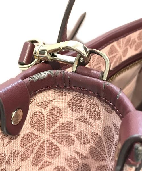 Kate Spade（ケイトスペード）Kate Spade (ケイトスペード) スペードフラワー2WAYショルダーバッグ ピンクの古着・服飾アイテム