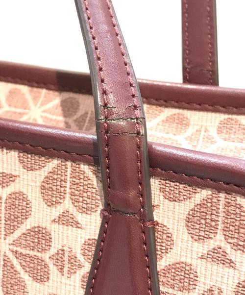 Kate Spade（ケイトスペード）Kate Spade (ケイトスペード) スペードフラワー2WAYショルダーバッグ ピンクの古着・服飾アイテム