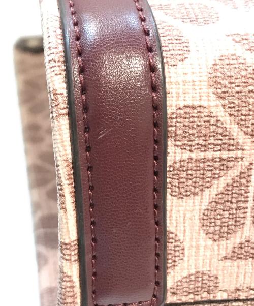 Kate Spade（ケイトスペード）Kate Spade (ケイトスペード) スペードフラワー2WAYショルダーバッグ ピンクの古着・服飾アイテム