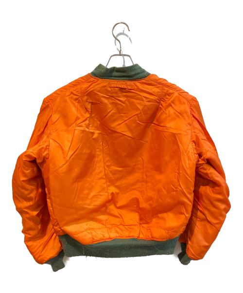 ALPHA（アルファ）ALPHA (アルファ) MA-1ジャケット グリーン サイズ:LARGEの古着・服飾アイテム