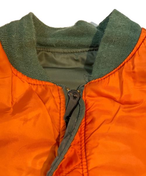 ALPHA（アルファ）ALPHA (アルファ) MA-1ジャケット グリーン サイズ:LARGEの古着・服飾アイテム