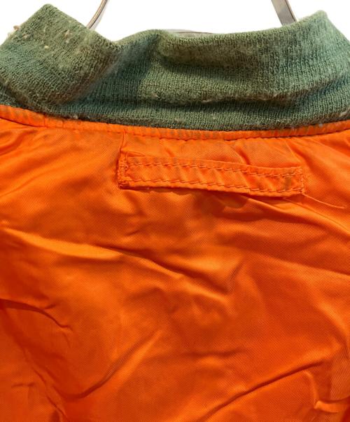 ALPHA（アルファ）ALPHA (アルファ) MA-1ジャケット グリーン サイズ:LARGEの古着・服飾アイテム