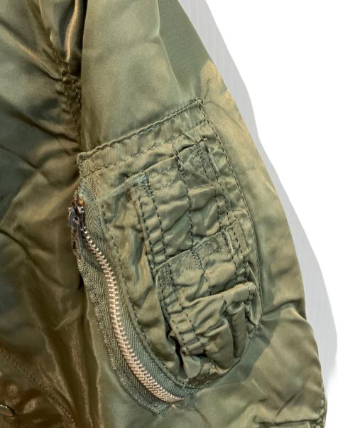 ALPHA（アルファ）ALPHA (アルファ) MA-1ジャケット グリーン サイズ:LARGEの古着・服飾アイテム