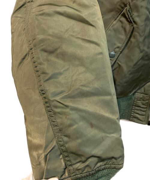 ALPHA（アルファ）ALPHA (アルファ) MA-1ジャケット グリーン サイズ:LARGEの古着・服飾アイテム