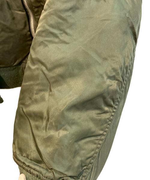 ALPHA（アルファ）ALPHA (アルファ) MA-1ジャケット グリーン サイズ:LARGEの古着・服飾アイテム