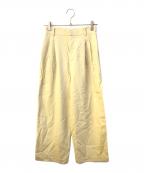 Plageプラージュ）の古着「Elegant パンツ　23030922110040」｜イエロー