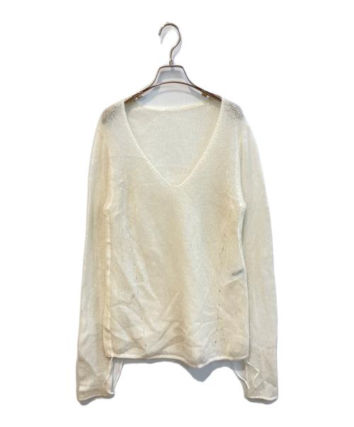 styling/（スタイリング）styling/ (スタイリング) シアーニットプルオーバー 16WNT255003 ホワイト サイズ:free 未使用品の古着・服飾アイテム