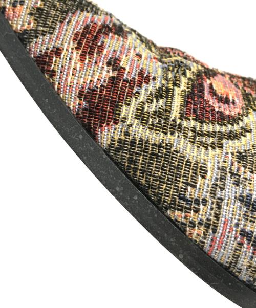 maturely（マチュアリー）maturely (マチュアリー) ゴブランサンダル ブラック サイズ:36の古着・服飾アイテム