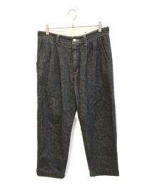 LEVI'S（リーバイス）の古着「PREMIUM BLACK DENIM SLACKS　005YV-0000」｜ブラック