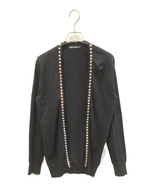 Hysteric Glamour（ヒステリックグラマー）Hysteric Glamour (ヒステリックグラマー) スタッズカーディガン 01183ND12 ブラック サイズ:freeの古着・服飾アイテム