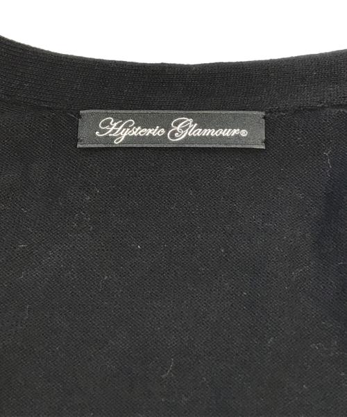 Hysteric Glamour（ヒステリックグラマー）Hysteric Glamour (ヒステリックグラマー) スタッズカーディガン 01183ND12 ブラック サイズ:freeの古着・服飾アイテム