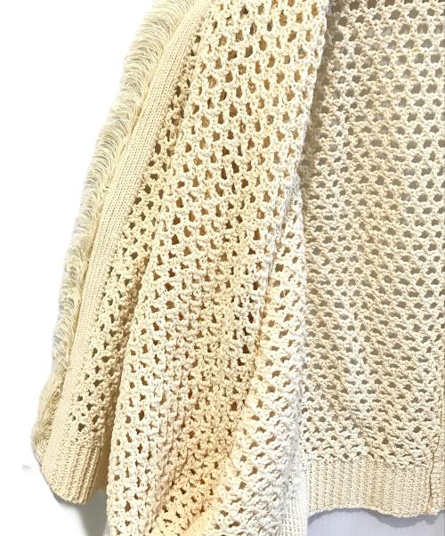 ANTHOM（アントム）anthom (アントム) メッシュカーディガン A31532 アイボリー サイズ:M 未使用品の古着・服飾アイテム