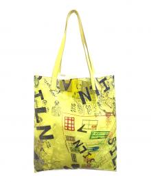 SILNA minacolo（シルナ ミナコロ）の古着「プリントトートバッグ」｜ホワイト