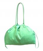 MARY AL TERNAメアリオルターナ）の古着「リサイクルナイロン 2way 巾着 トートバッグ」｜グリーン