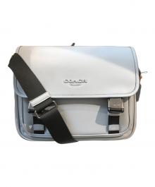 COACH（コーチ）の古着「レーサーメッセンジャー　CU110」｜スカイブルー