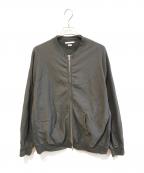 BLURHMSブラームス）の古着「Light Sweat Crew-Zip BHS22S026」｜グレー