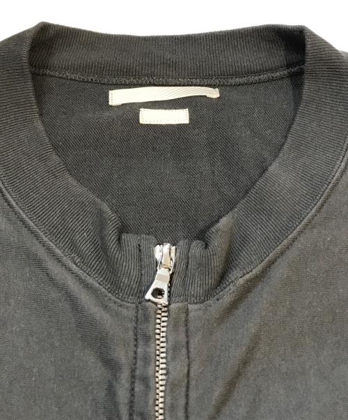 BLURHMS（ブラームス）blurhms (ブラームス) Light Sweat Crew-Zip BHS22S026 グレー サイズ:4の古着・服飾アイテム