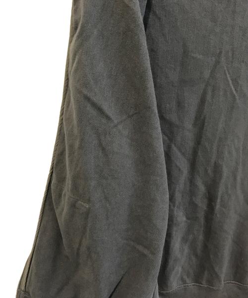 BLURHMS（ブラームス）blurhms (ブラームス) Light Sweat Crew-Zip BHS22S026 グレー サイズ:4の古着・服飾アイテム