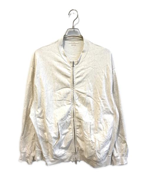 BLURHMS（ブラームス）blurhms (ブラームス) Light Sweat Crew-Zip　BHS22S026 ライトグレー サイズ:4の古着・服飾アイテム