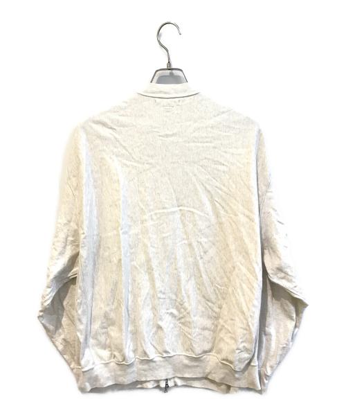 BLURHMS（ブラームス）blurhms (ブラームス) Light Sweat Crew-Zip　BHS22S026 ライトグレー サイズ:4の古着・服飾アイテム