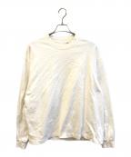 KAPTAIN SUNSHINEキャプテンサンシャイン）の古着「Suvin Supima Tube L/S Tee Heavy KSBSCS01」｜ホワイト
