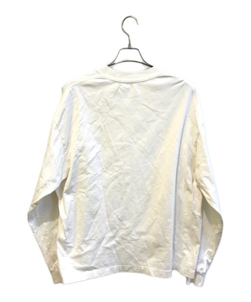 KAPTAIN SUNSHINE（キャプテンサンシャイン）KAPTAIN SUNSHINE (キャプテンサンシャイン) Suvin Supima Tube L/S Tee Heavy KSBSCS01 ホワイト サイズ:Ｌの古着・服飾アイテム