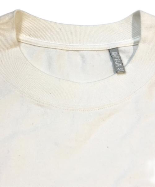KAPTAIN SUNSHINE（キャプテンサンシャイン）KAPTAIN SUNSHINE (キャプテンサンシャイン) Suvin Supima Tube L/S Tee Heavy KSBSCS01 ホワイト サイズ:Ｌの古着・服飾アイテム
