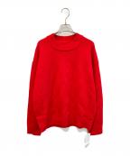 Gypsohilaジプソフィア）の古着「Wool Cashmere Unisex Knit GPG-516」｜レッド