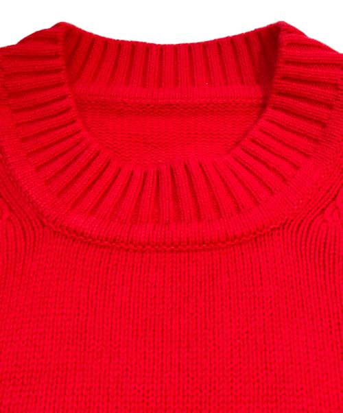 Gypsohila（ジプソフィア）Gypsohila (ジプソフィア) Wool Cashmere Unisex Knit GPG-516 レッド サイズ:free 未使用品の古着・服飾アイテム