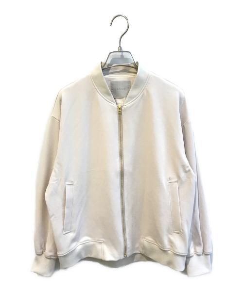 UNFILO（アンフィーロ）UNFILO (アンフィーロ) BEAUTY MOVE ヘビロテ ブルゾン　JK.UM.GW.0700 アイボリー サイズ:Mの古着・服飾アイテム