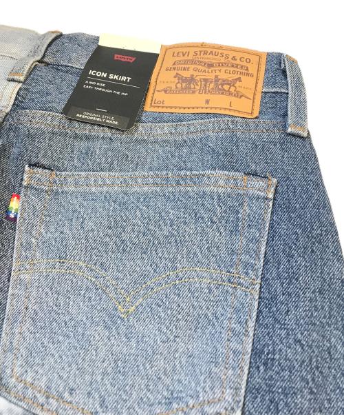 LEVI'S PReMIUM（リーバイス プレミアム）LEVI'S PReMIUM (リーバイス プレミアム) パッチワークスカート　PC9-A8395-0000 インディゴ サイズ:Ｓ 未使用品の古着・服飾アイテム