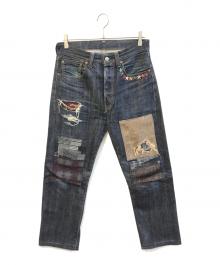 LEVI'S VINTAGE CLOTHING（リーバイス ビンテージ クロージング）の古着「復刻501XXリメイクデニムパンツ　PC9-47501-0200」｜ブラック