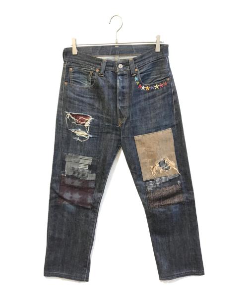 LEVI'S VINTAGE CLOTHING（リーバイス ビンテージ クロージング）LEVI'S VINTAGE CLOTHING (リーバイス ビンテージ クロージング) 復刻501XXリメイクデニムパンツ　PC9-47501-0200 ブラック サイズ:W33の古着・服飾アイテム