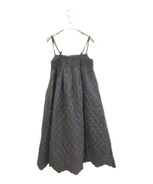 DONOBAN（ドノバン）DONOBAN (ドノバン) フラワーキルティングワンピース ブラック サイズ:free 未使用品の古着・服飾アイテム