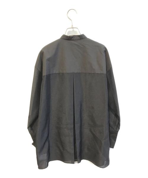 Gypsohila（ジプソフィア）Gypsohila (ジプソフィア) Ribbon Sheer Shirt　GPCF-510 ブラック サイズ:F 未使用品の古着・服飾アイテム