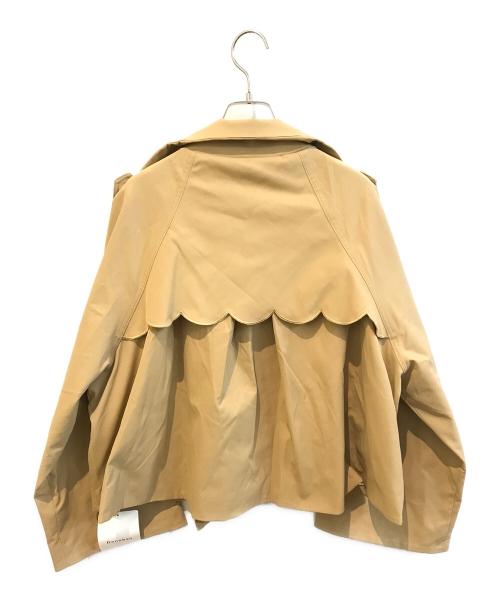DONOBAN（ドノバン）DONOBAN (ドノバン) スカラップショートトレンチ　dtk510jk41916 ベージュ サイズ:ONEの古着・服飾アイテム