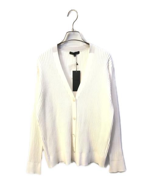 icB（アイシービー）icB (アイシービー) Vネックカーディガン　6939574 ホワイト サイズ:XL 未使用品の古着・服飾アイテム