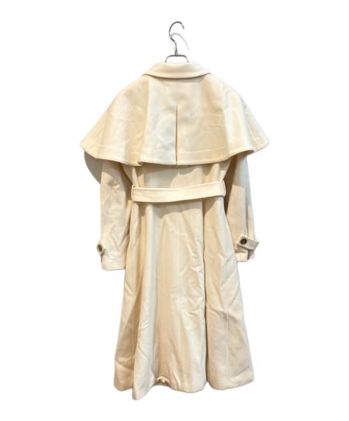 Noela（ノエラ）Noela (ノエラ) 2wayケープウールコート　5264506 アイボリー サイズ:Mの古着・服飾アイテム