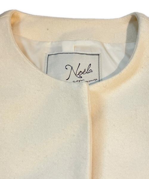 Noela（ノエラ）Noela (ノエラ) 2wayケープウールコート　5264506 アイボリー サイズ:Mの古着・服飾アイテム