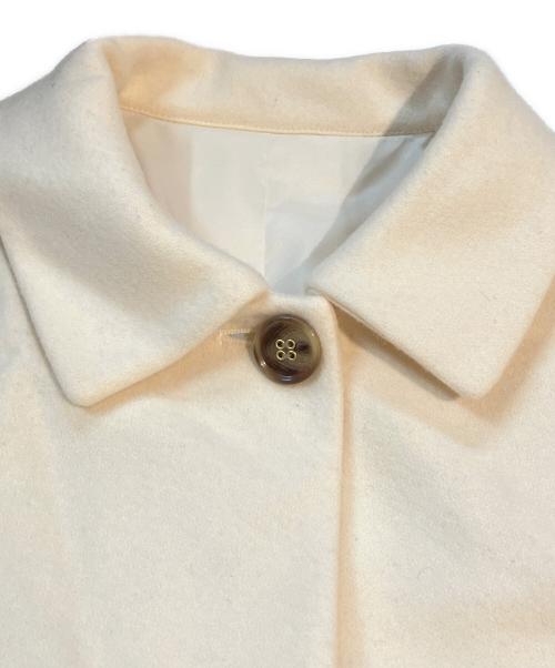 Noela（ノエラ）Noela (ノエラ) 2wayケープウールコート　5264506 アイボリー サイズ:Mの古着・服飾アイテム